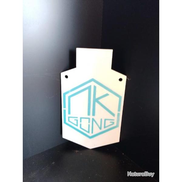 gong silhouette sX250 du 22 au 44mag . cible mtallique  marque MK gong