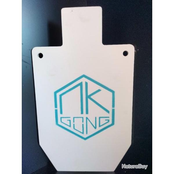 gong silhouette s350 du 22 au 44mag . cible m�tallique  marque MK gong