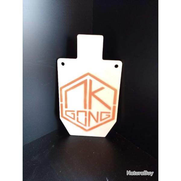 gong silhouette s250 du  44mag a la 12.7* cible m�tallique  marque MK gong