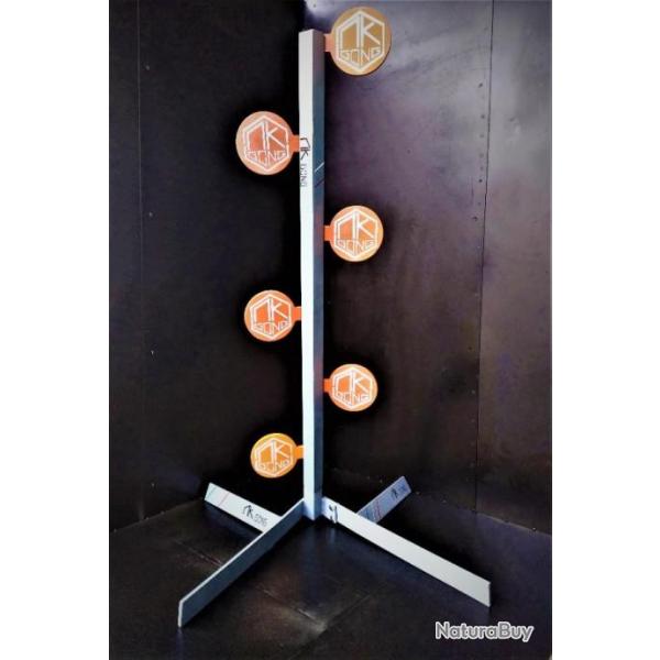 gong ractif arbre de duel V2 . rond ou hexa de 15cm MK GONG du 44mag au 300wm