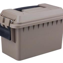Caisse munition polym&egrave;re cal.50 TAN 30X16X17.5 cm