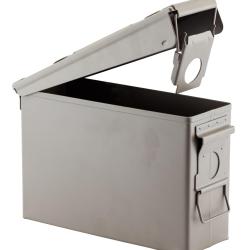 CAISSE MUNITION METAL NOIR cal.30 27X13X18 CM