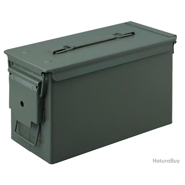 Caisse munition M�tal cal.50 OLIVE 33X18X23 cm
