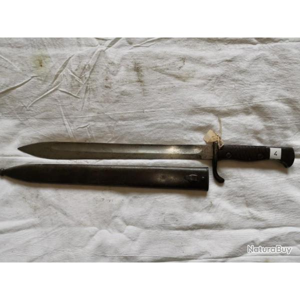 BAIONNETTE ALLEMANDE Sg 98/05 (ALEX COPPEL) (S98/05 nA) avec fourreau