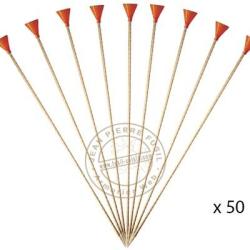 Cold Steel - Fl&eacute;chettes longues en bambou pour sarbacane Big Bore - cal .625
