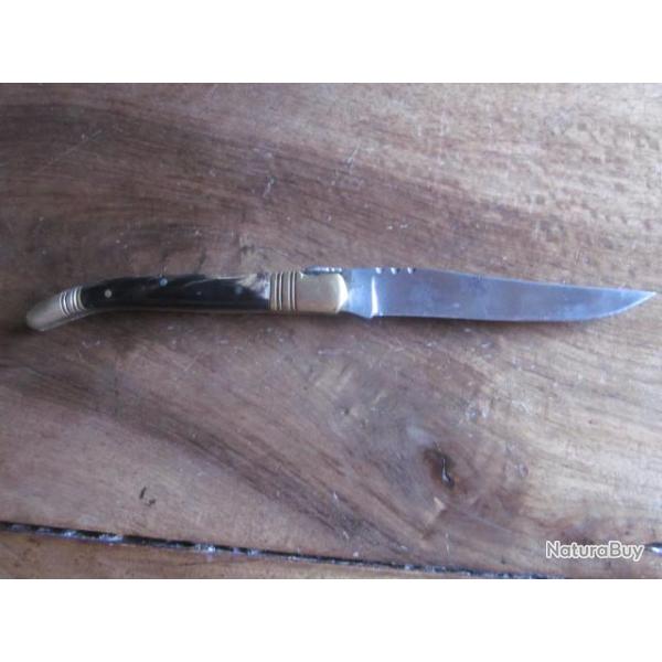 COUTEAU PLIANT CORNE