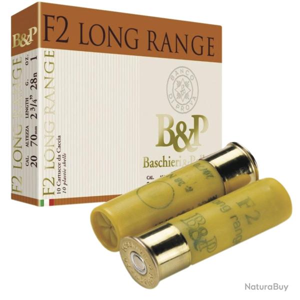 BTE 10 CART. B&P F2 LONG RANGE 20 CAL. 20 / 70 MM N� 6 28 G BJ