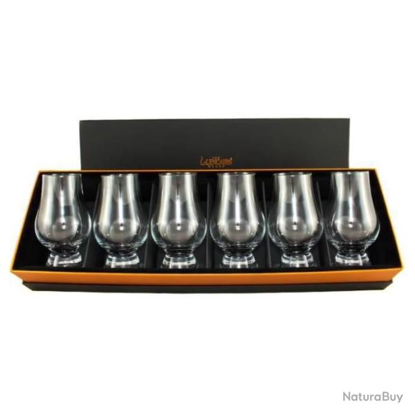 Lot de 6 verres de whisky en cristal et plomb - 170 ml - Coffret Prestige