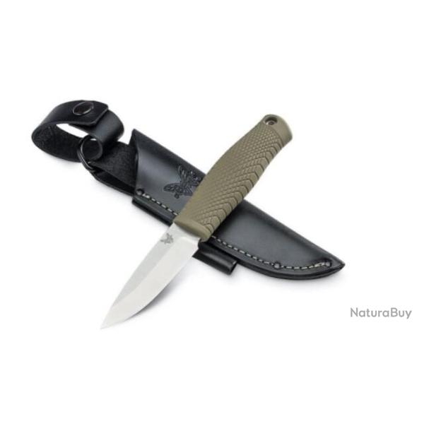 BEN200 - Couteau fixe bushcraft Benchmade Puukko 200 manche santopr�ne