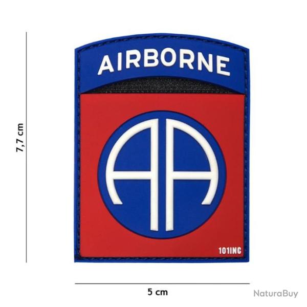 Patch 3D PVC Airborne rouge