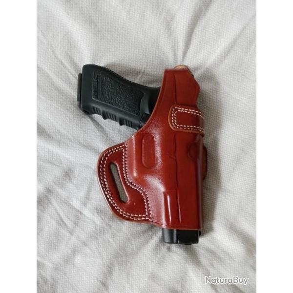 Holster glock 17/19/23/25/32/38 droite M