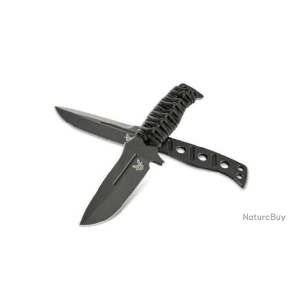 BEN375BK-1 - Couteau fixe tactique Benchmade Adamas - Sibert