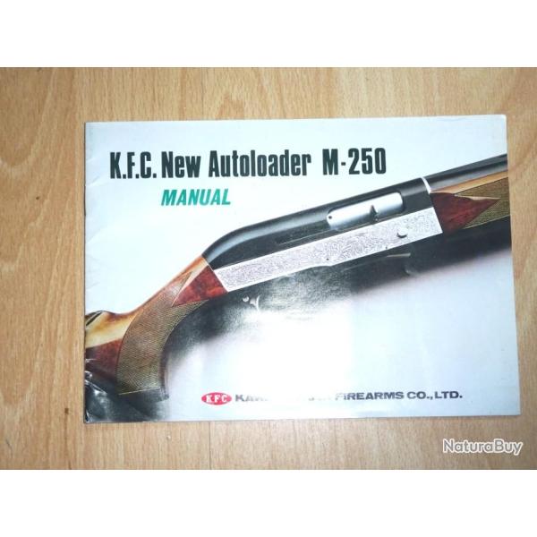notice origine fusil KFC 250 en FRANCAIS - VENDU PAR JEPERCUTE (a3952)