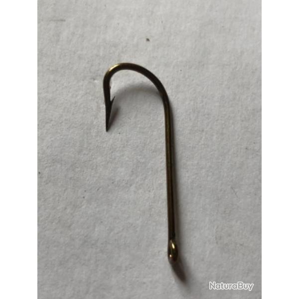 100 hame�on n 2/0 oeillet bronz� renvers� 1061 tige longue.simple. p�che rivi�re carnassier.vmc