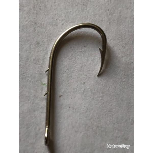 100 hame�on n 5 oeillet nickel�  renvers� 57695 tige longue .simple. p�che mer. mustad