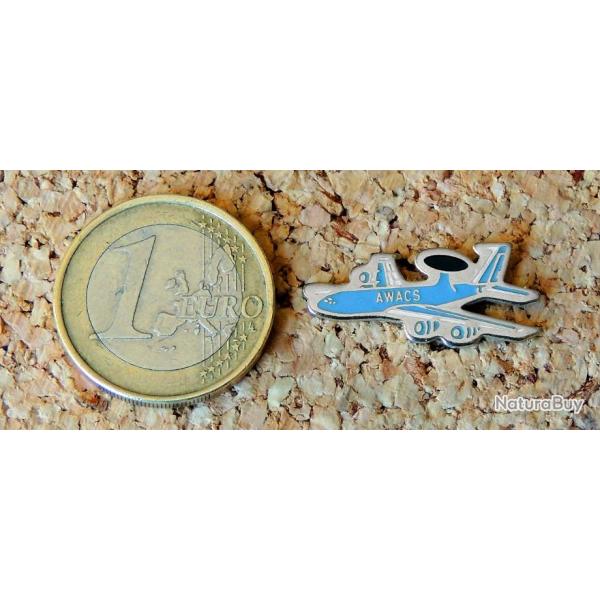 Pin's ARM�E DE L'AIR - AWACS de l'Arm�e de l'Air Fran�aise - peint cloisonn� - fabricant G GADJET