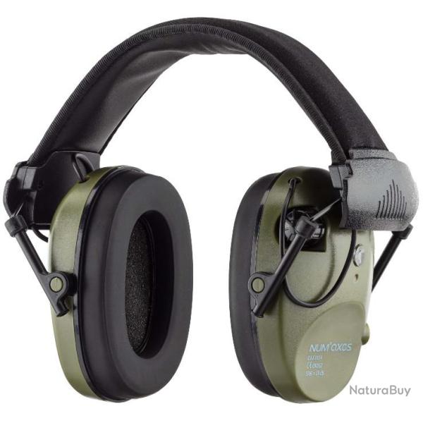Casque antibruit lectronique NUM'AXES CAS1034 Kaki/Olive 	