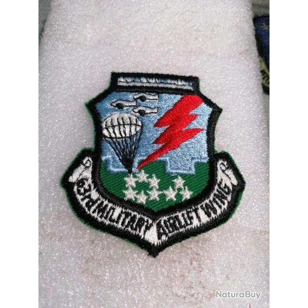 Patch arm�e us USAF 63rd MILITARY AIRLIFT WING ORIGINAL