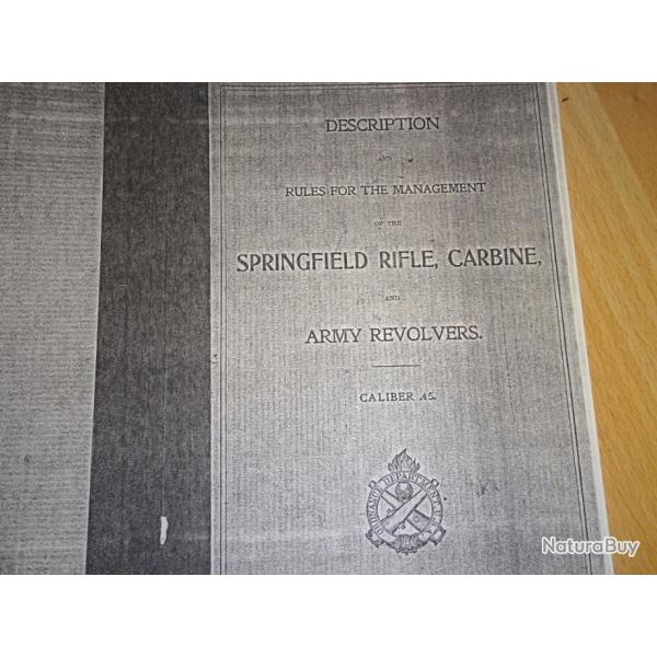 dossier reproduction 39 pages SPRINGFIELD trapdoor TRES COMPLET - VENDU PAR JEPERCUTE (D21F245)