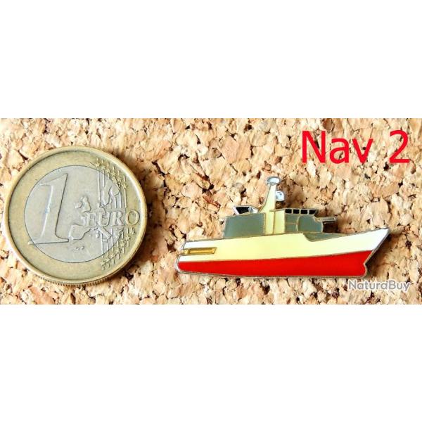 Pin's MARINE MILITAIRE - Navire n� 2 � identifier - verni �poxy - fabricant inconnu