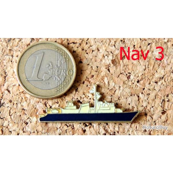Pin's MARINE MILITAIRE - Navire n� 3 � identifier - �maill� � froid �poxy - fabricant inconnu