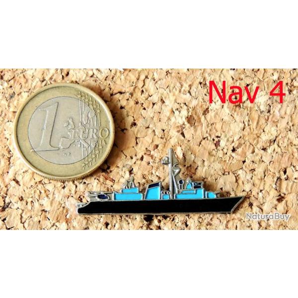 Pin's MARINE MILITAIRE - Navire n� 4 � identifier - peint cloisonn� - fabricant inconnu