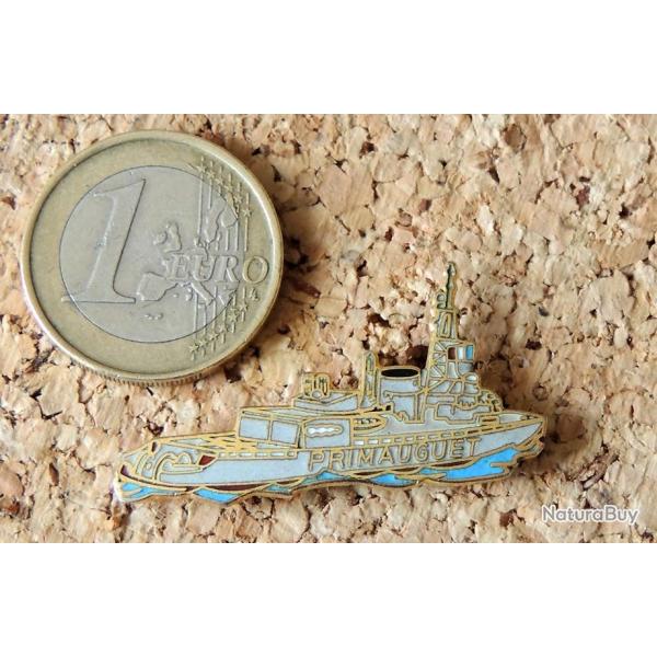 Pin's MARINE MILITAIRE - Fr�gate Primauget D644 vue de la Poupe - EMAIL - fabricant STRAPIN'S