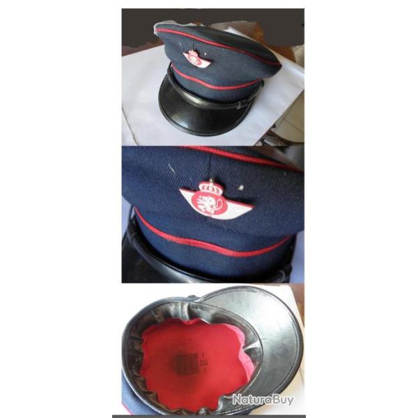 CASQUETTE BELGE preta royale de facteur T 56
