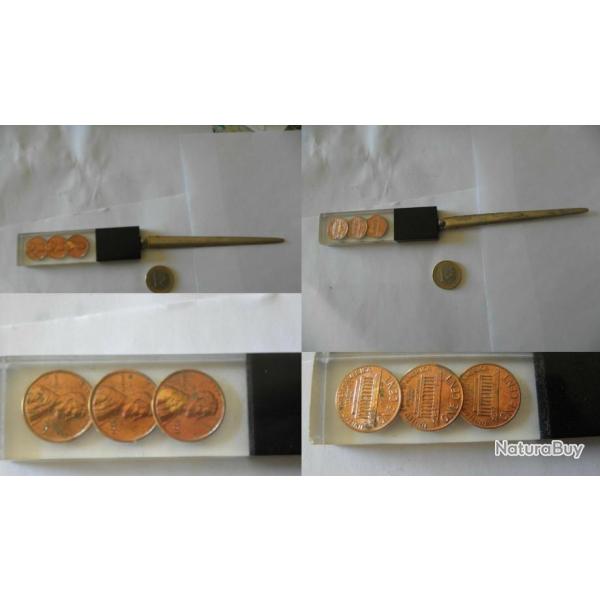 vintage ouvre-lettre 1cent usa