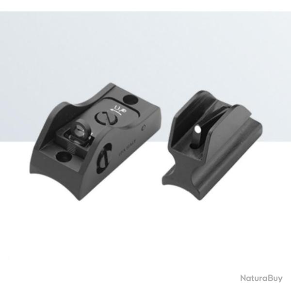 Set de vise tactique rglable pour fusils semi-automatiques et  pompe (SHS01R) - LPA SIGHTS