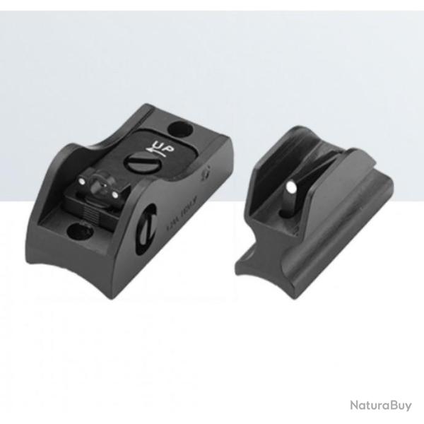 Set de vise tactique rglable pour fusils semi-automatiques et  pompe (SHS02R) - LPA SIGHTS