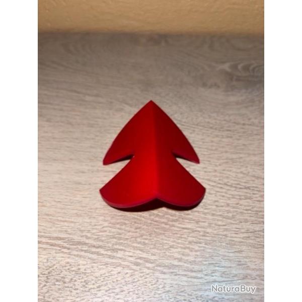 D�flecteur rouge pour doseuse � poudre rcbs Uniflow