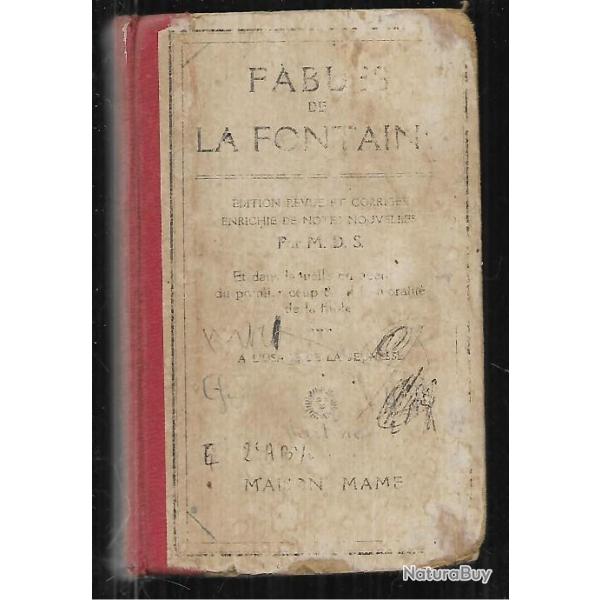 fables de la fontaine par m.d.s.� l'usage de la jeunesse
