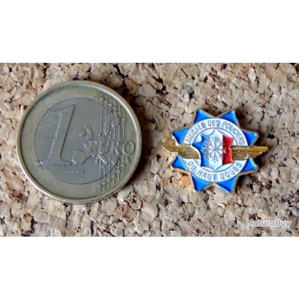 Pin's POLICE - Amicale des Policiers du HAUT-DOUBS - peint cloisonn�- fabricant EURALIA