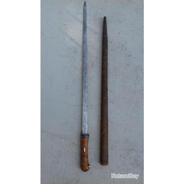 CANNE DE DEMI SOLDE  19e SIECLE