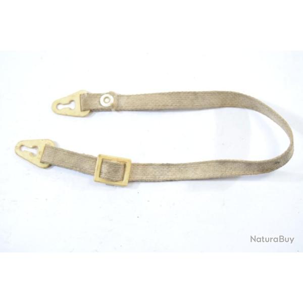 Jugulaire en toile avec boucles en plastique, civile. Pompier? Dfense passive?