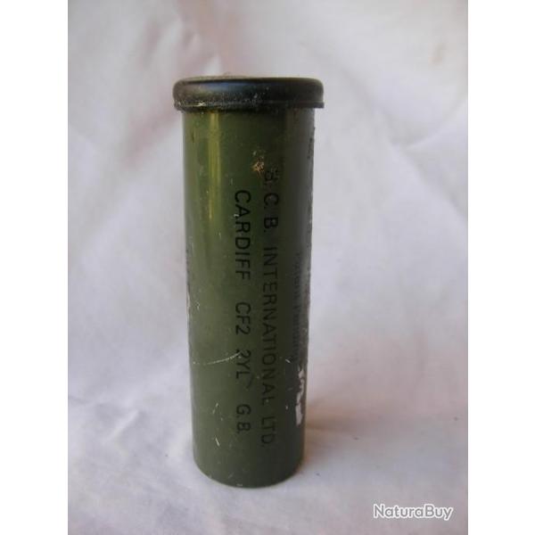 WW2/POSTWAR ANGLETERRE TUBE STICK DE CAMOUFLAGE PLEIN VERT / MARRON