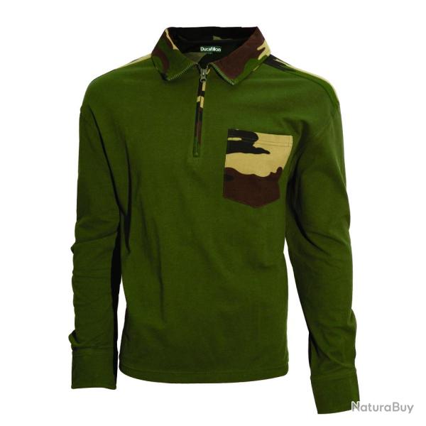 Chemise col zipp� F1 kaki camo CE Taille 4