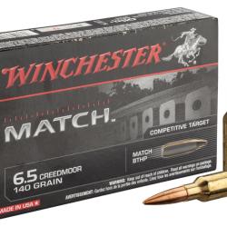 Munitions Winchester 6.5 Creedmoor