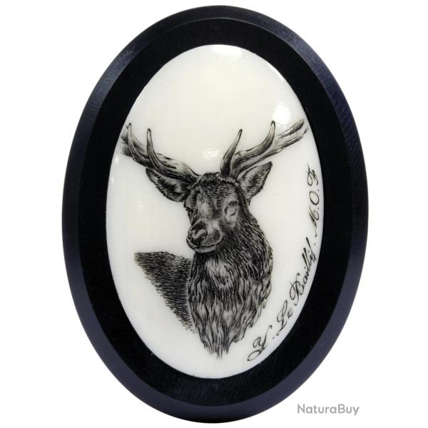 Calottes cerf aspect ivoire