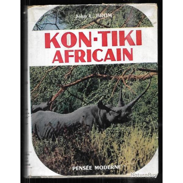 kon-tiki africain de john l.brom safari photographique et cin�matographique en dkw break