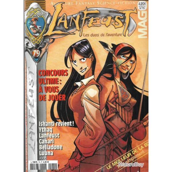 lanfeust mag num�ros du 70 au 79  ,aventure fantasy science-fiction et humour  10 magazines