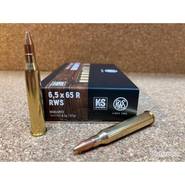 Boite de munitions RWS 6.5x65R RWS KS 8.2g
