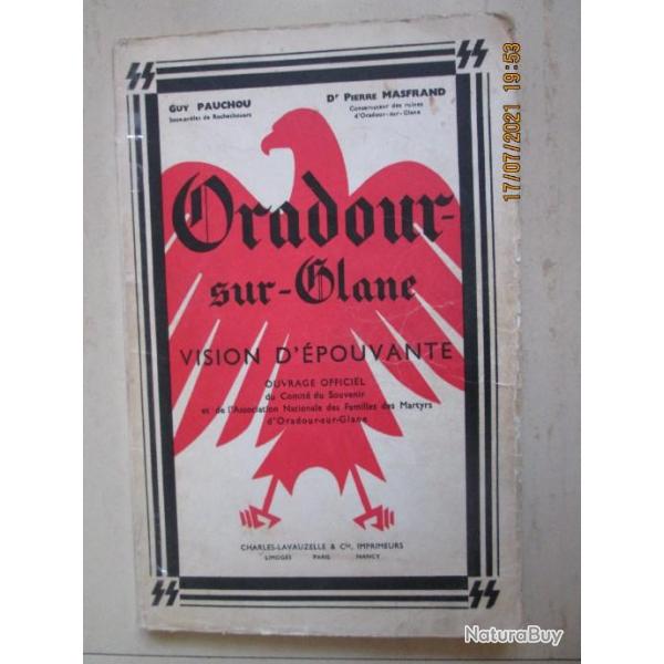 Livre souvenir " d'Oradour sur glane "