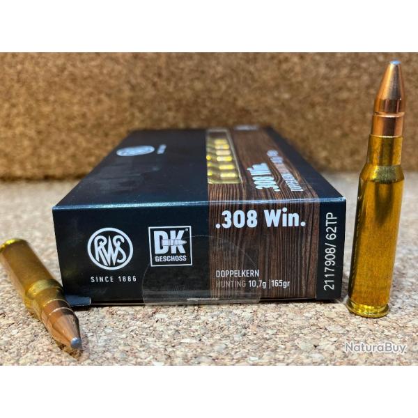 Boite de munitions RWS .308 Win. DK 10,7g
