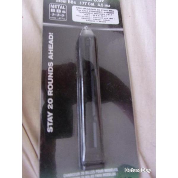 chargeur pour Tanfoglio witness 1911  CO2  balle BB 20 coups