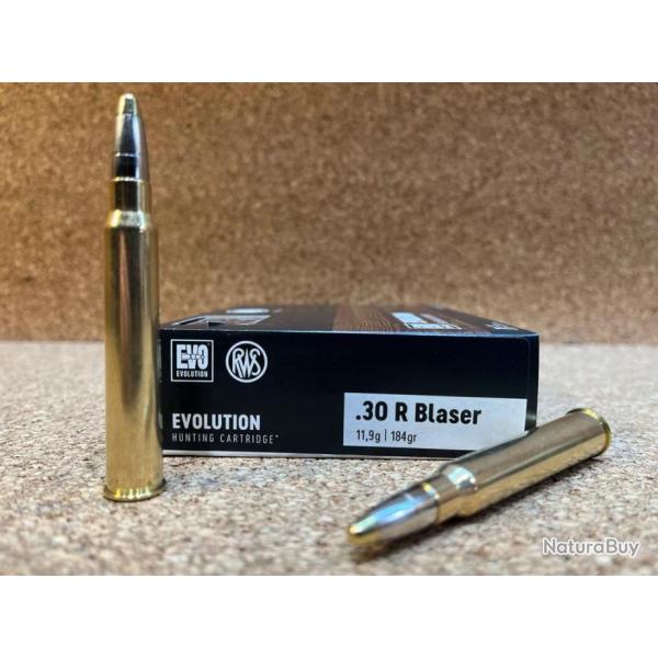 Boite de munitions RWS EVO 30R BLASER 184Gr
