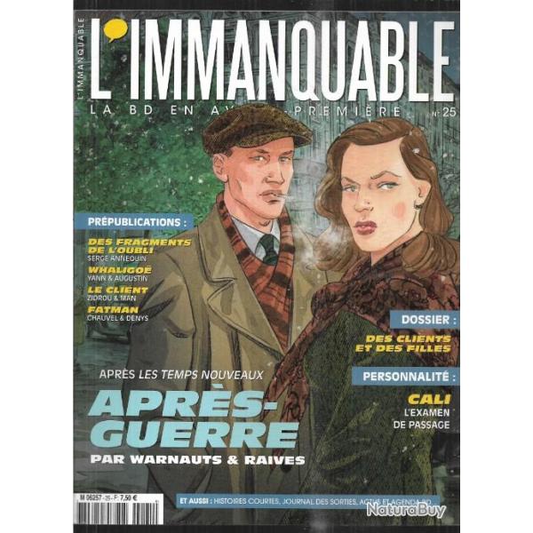 l'immanquable la bd en avant premire n 25  29 sot 5 numros