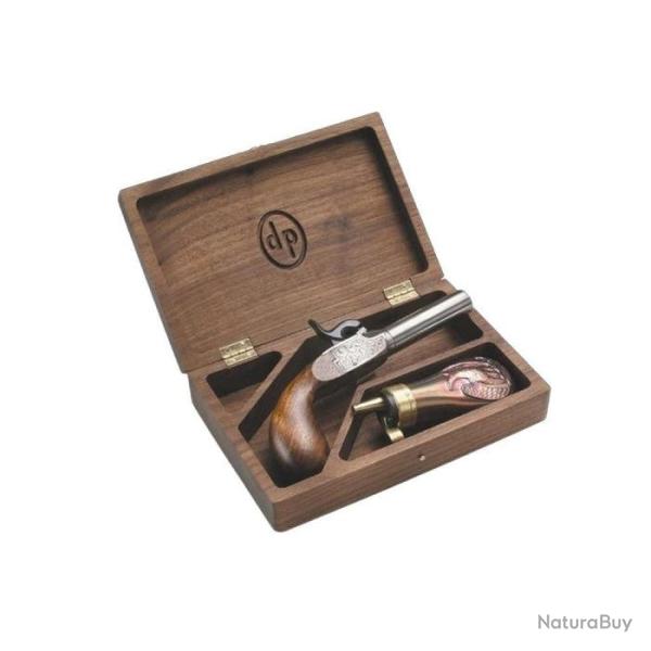 Pistolet � poudre noire Davide Pedersoli Derringer Liegi luxe - Cal. - 44 pn