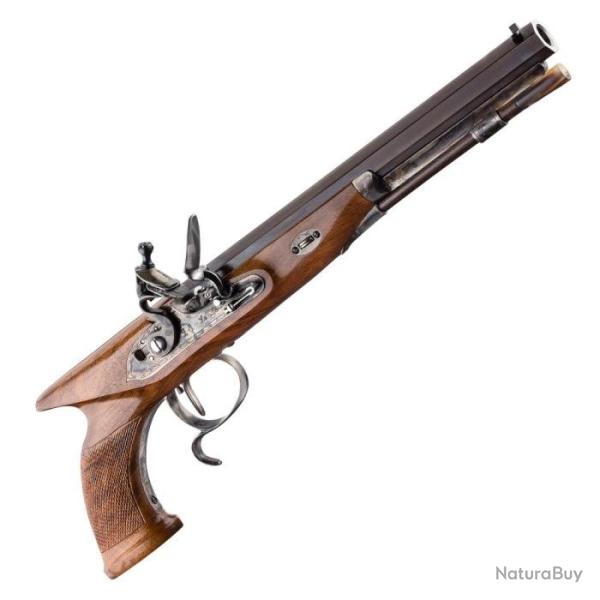 Pistolet � poudre noire Davide Pedersoli Tatham & egg � silex - Cal. - 45 pn